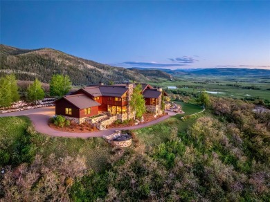 This spectacular home in Alpine Mountain Ranch began with on Catamount Ranch and Club in Colorado - for sale on GolfHomes.com, golf home, golf lot