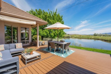 Beautiful single level home located adjacent to the second hole on Genoa Lakes Golf Club - Lakes Course in Nevada - for sale on GolfHomes.com, golf home, golf lot