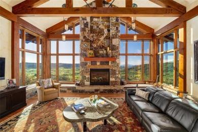 This spectacular home in Alpine Mountain Ranch began with on Catamount Ranch and Club in Colorado - for sale on GolfHomes.com, golf home, golf lot
