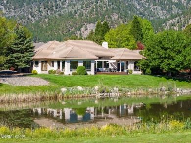Beautiful single level home located adjacent to the second hole on Genoa Lakes Golf Club - Lakes Course in Nevada - for sale on GolfHomes.com, golf home, golf lot