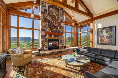 This spectacular home in Alpine Mountain Ranch began with on Catamount Ranch and Club in Colorado - for sale on GolfHomes.com, golf home, golf lot