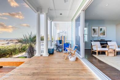 It's not often that an oceanfront home overlooking the 18th hole on Wild Dunes Harbor Golf Resort in South Carolina - for sale on GolfHomes.com, golf home, golf lot