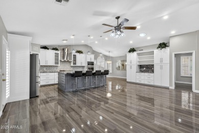 Experience resort-style living in this stunning PebbleCreek home on Tuscany Falls At Pebble Creek in Arizona - for sale on GolfHomes.com, golf home, golf lot