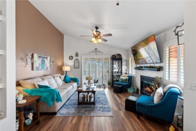 Welcome to this charming 2-bedroom, 2-bath home offering 1,156 on The Country Club At Soboba Springs in California - for sale on GolfHomes.com, golf home, golf lot