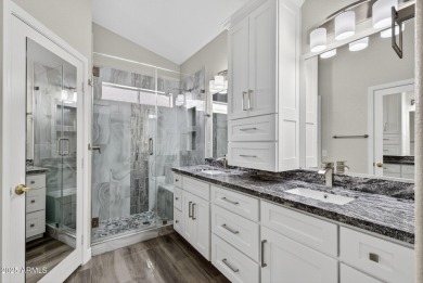Experience resort-style living in this stunning PebbleCreek home on Tuscany Falls At Pebble Creek in Arizona - for sale on GolfHomes.com, golf home, golf lot