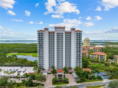 Breathtaking views from this beautiful 6th floor, corner on The Colony Golf and Country Club in Florida - for sale on GolfHomes.com, golf home, golf lot