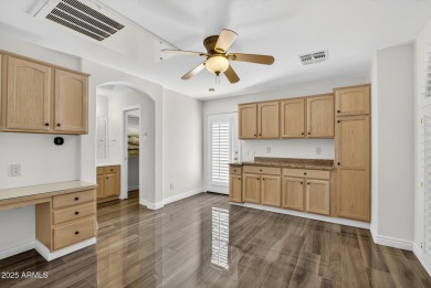 Experience resort-style living in this stunning PebbleCreek home on Tuscany Falls At Pebble Creek in Arizona - for sale on GolfHomes.com, golf home, golf lot