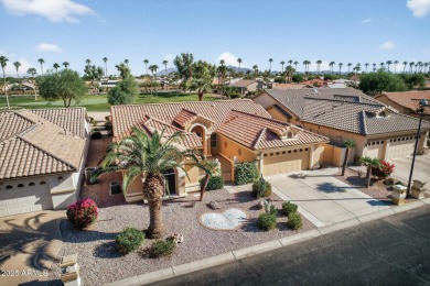 Experience resort-style living in this stunning PebbleCreek home on Tuscany Falls At Pebble Creek in Arizona - for sale on GolfHomes.com, golf home, golf lot