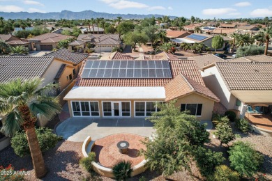 Experience resort-style living in this stunning PebbleCreek home on Tuscany Falls At Pebble Creek in Arizona - for sale on GolfHomes.com, golf home, golf lot