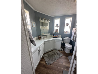 This charming 1996 2-bedroom Palm Harbor home is a must-see! on Schalamar Creek Golf and Country Club in Florida - for sale on GolfHomes.com, golf home, golf lot