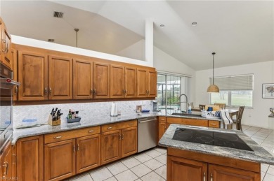 This Cape Coral home has durable tile flooring, gorgeous granite on El Rio Golf Course and Club in Florida - for sale on GolfHomes.com, golf home, golf lot