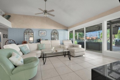 So picture this: you've got a super charming 2,632-square-foot on Bermuda Dunes Country Club in California - for sale on GolfHomes.com, golf home, golf lot
