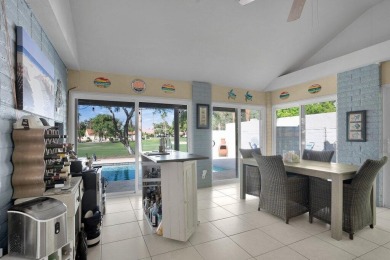 So picture this: you've got a super charming 2,632-square-foot on Bermuda Dunes Country Club in California - for sale on GolfHomes.com, golf home, golf lot