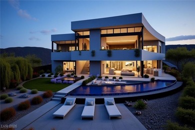 Perched within the prestigious The Peak at MacDonald Highlands on Dragon Ridge Country Club in Nevada - for sale on GolfHomes.com, golf home, golf lot