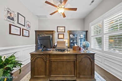 This beautifully maintained home showcases quality craftsmanship on Pinehurst Golf Course No. 8 in North Carolina - for sale on GolfHomes.com, golf home, golf lot