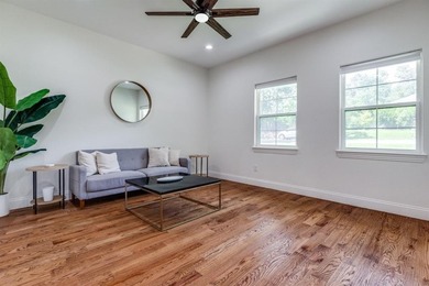 Stunning modern farmhouse on a prominent corner lot, backing to on Tenison Park Golf Club in Texas - for sale on GolfHomes.com, golf home, golf lot