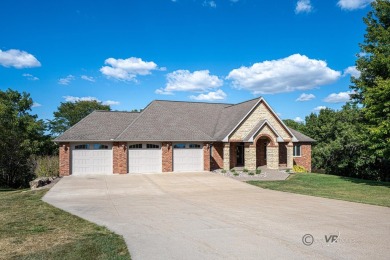 Stunning Contemporary Brick and Stone Ranch style home with on  in Illinois - for sale on GolfHomes.com, golf home, golf lot