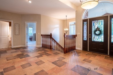 Stunning Contemporary Brick and Stone Ranch style home with on  in Illinois - for sale on GolfHomes.com, golf home, golf lot