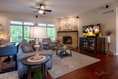 Stunning Contemporary Brick and Stone Ranch style home with on  in Illinois - for sale on GolfHomes.com, golf home, golf lot