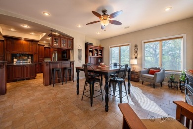 Stunning Contemporary Brick and Stone Ranch style home with on  in Illinois - for sale on GolfHomes.com, golf home, golf lot