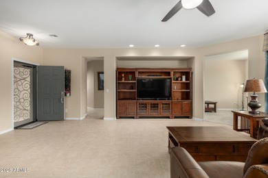 EXPLORE RESORT LIVING IN ARIZONA!! Classy Newport model, fully on Poston Butte Golf Club in Arizona - for sale on GolfHomes.com, golf home, golf lot