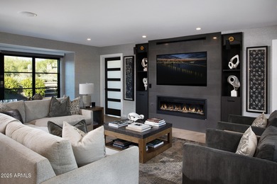 Frank Lloyd Wright inspired home built by Salcito and on Desert Highlands Golf Club in Arizona - for sale on GolfHomes.com, golf home, golf lot