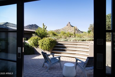 Frank Lloyd Wright inspired home built by Salcito and on Desert Highlands Golf Club in Arizona - for sale on GolfHomes.com, golf home, golf lot