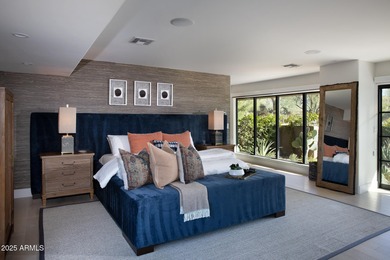 Frank Lloyd Wright inspired home built by Salcito and on Desert Highlands Golf Club in Arizona - for sale on GolfHomes.com, golf home, golf lot