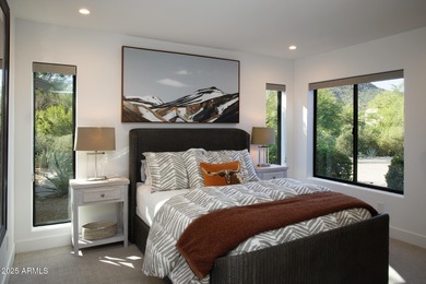 Frank Lloyd Wright inspired home built by Salcito and on Desert Highlands Golf Club in Arizona - for sale on GolfHomes.com, golf home, golf lot