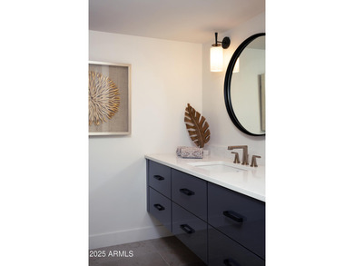 Frank Lloyd Wright inspired home built by Salcito and on Desert Highlands Golf Club in Arizona - for sale on GolfHomes.com, golf home, golf lot