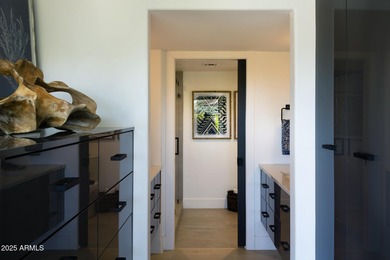 Frank Lloyd Wright inspired home built by Salcito and on Desert Highlands Golf Club in Arizona - for sale on GolfHomes.com, golf home, golf lot