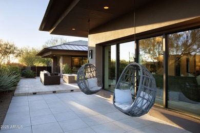 Frank Lloyd Wright inspired home built by Salcito and on Desert Highlands Golf Club in Arizona - for sale on GolfHomes.com, golf home, golf lot