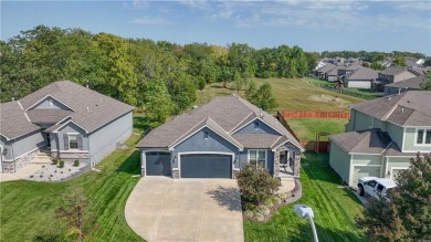 Welcome to comfort and style in this charming 1.5-story reverse on Prairie Highlands Golf Course in Kansas - for sale on GolfHomes.com, golf home, golf lot