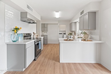 Fresh, bright and updated, this 2BD/2BA Gemini home in Sun City on Sun City Lakes West and East in Arizona - for sale on GolfHomes.com, golf home, golf lot