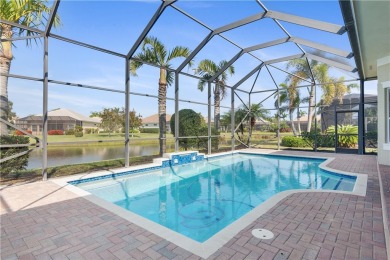 Arguably the finest view in Riverwind, showcasing a serene vista on Oak Harbor Country Club in Florida - for sale on GolfHomes.com, golf home, golf lot