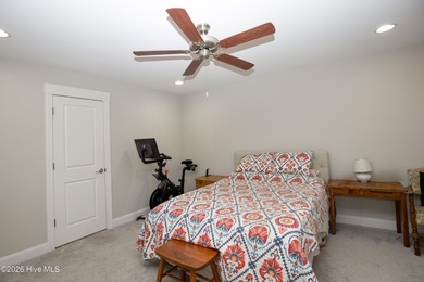 Built in 2023 and located inside the gated Woodlake community on Woodlake Country Club in North Carolina - for sale on GolfHomes.com, golf home, golf lot