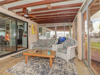 Clean! Fresh updates New Appliances, New AC, Ceiling fans, paint on Barefoot Bay Golf Course in Florida - for sale on GolfHomes.com, golf home, golf lot