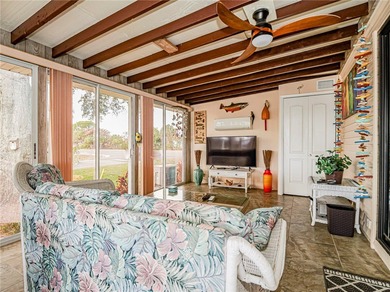 Clean! Fresh updates New Appliances, New AC, Ceiling fans, paint on Barefoot Bay Golf Course in Florida - for sale on GolfHomes.com, golf home, golf lot