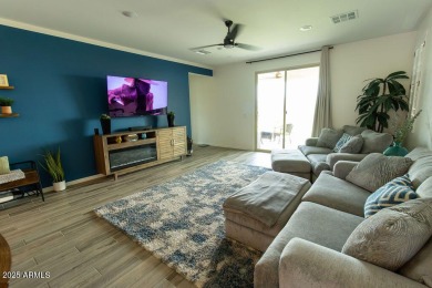 Welcome to your modern oasis in Victory at Verrado, where active on Verrado Golf Club - Victory in Arizona - for sale on GolfHomes.com, golf home, golf lot
