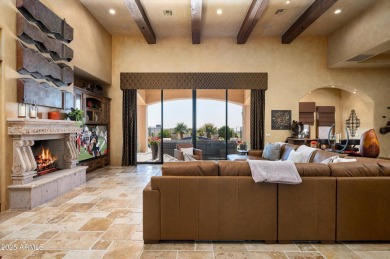 This single level Spanish estate with Desert Mountain Golf on Desert Mountain Golf Club - Renegade Course in Arizona - for sale on GolfHomes.com, golf home, golf lot