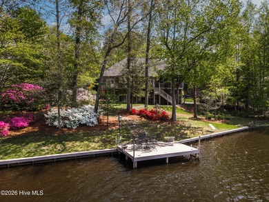 Priced to Sell! Stunning Waterfront Home on Rare Double Lot in on River Golf and Country Club at Lake Royale in North Carolina - for sale on GolfHomes.com, golf home, golf lot