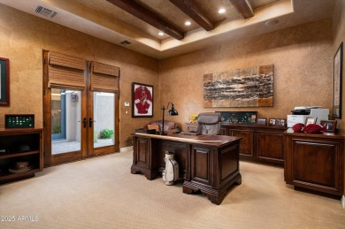 This single level Spanish estate with Desert Mountain Golf on Desert Mountain Golf Club - Renegade Course in Arizona - for sale on GolfHomes.com, golf home, golf lot