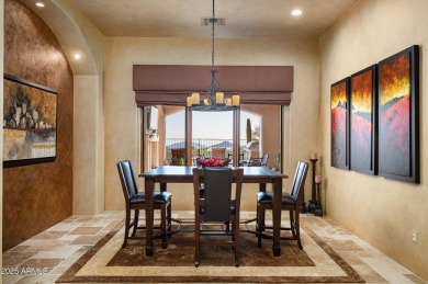 This single level Spanish estate with Desert Mountain Golf on Desert Mountain Golf Club - Renegade Course in Arizona - for sale on GolfHomes.com, golf home, golf lot