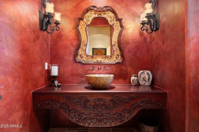 This single level Spanish estate with Desert Mountain Golf on Desert Mountain Golf Club - Renegade Course in Arizona - for sale on GolfHomes.com, golf home, golf lot