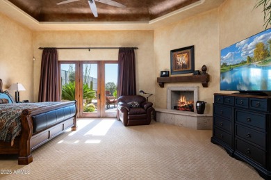This single level Spanish estate with Desert Mountain Golf on Desert Mountain Golf Club - Renegade Course in Arizona - for sale on GolfHomes.com, golf home, golf lot