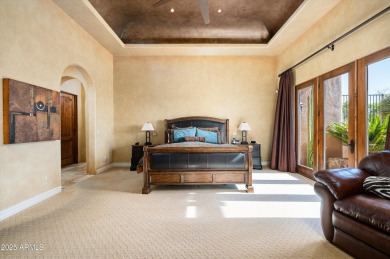 This single level Spanish estate with Desert Mountain Golf on Desert Mountain Golf Club - Renegade Course in Arizona - for sale on GolfHomes.com, golf home, golf lot