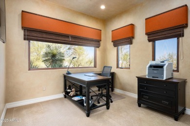 This single level Spanish estate with Desert Mountain Golf on Desert Mountain Golf Club - Renegade Course in Arizona - for sale on GolfHomes.com, golf home, golf lot