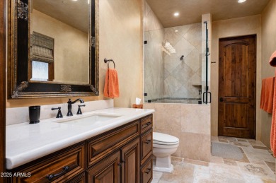 This single level Spanish estate with Desert Mountain Golf on Desert Mountain Golf Club - Renegade Course in Arizona - for sale on GolfHomes.com, golf home, golf lot