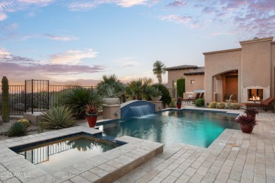 This single level Spanish estate with Desert Mountain Golf on Desert Mountain Golf Club - Renegade Course in Arizona - for sale on GolfHomes.com, golf home, golf lot