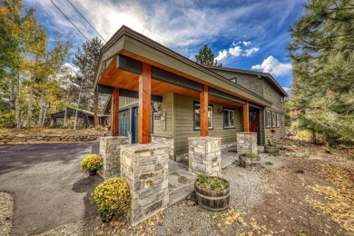 Situated in Tahoe Donner on a level lot with mountain views and on Tahoe Donner Golf Course in California - for sale on GolfHomes.com, golf home, golf lot